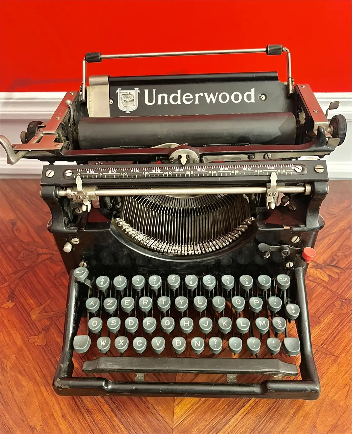 Machine à écrire Underwood 1918 (n°1118747) – fonctionnelle – AZERTY