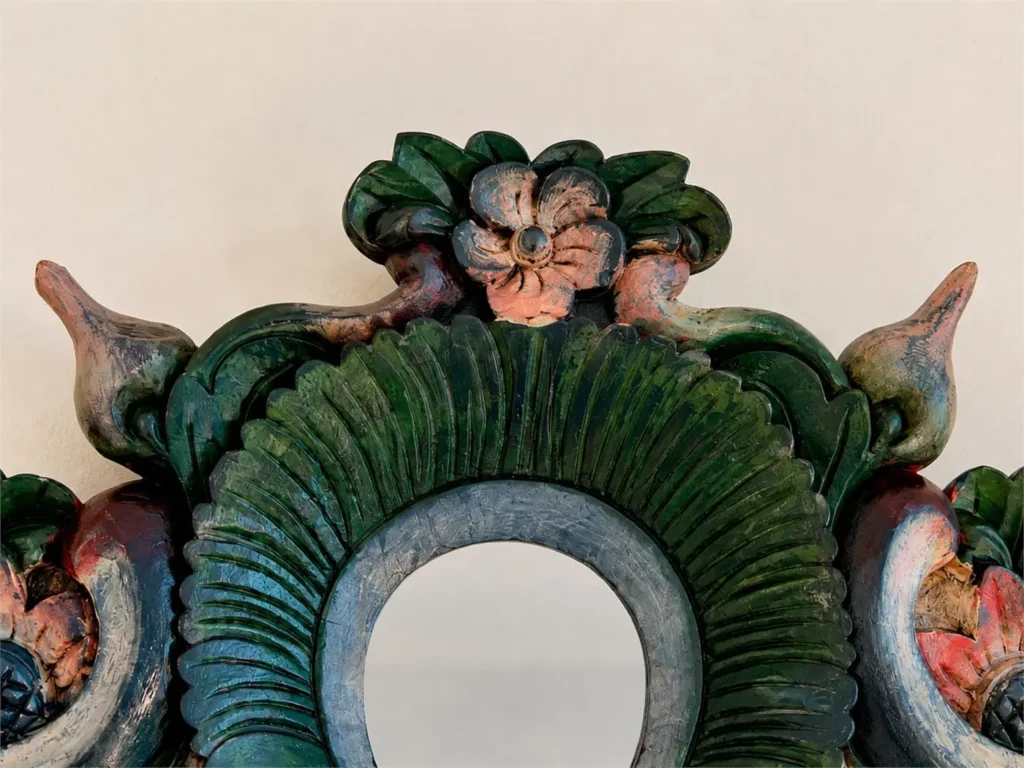 miroir balinais sculpte 07 1
