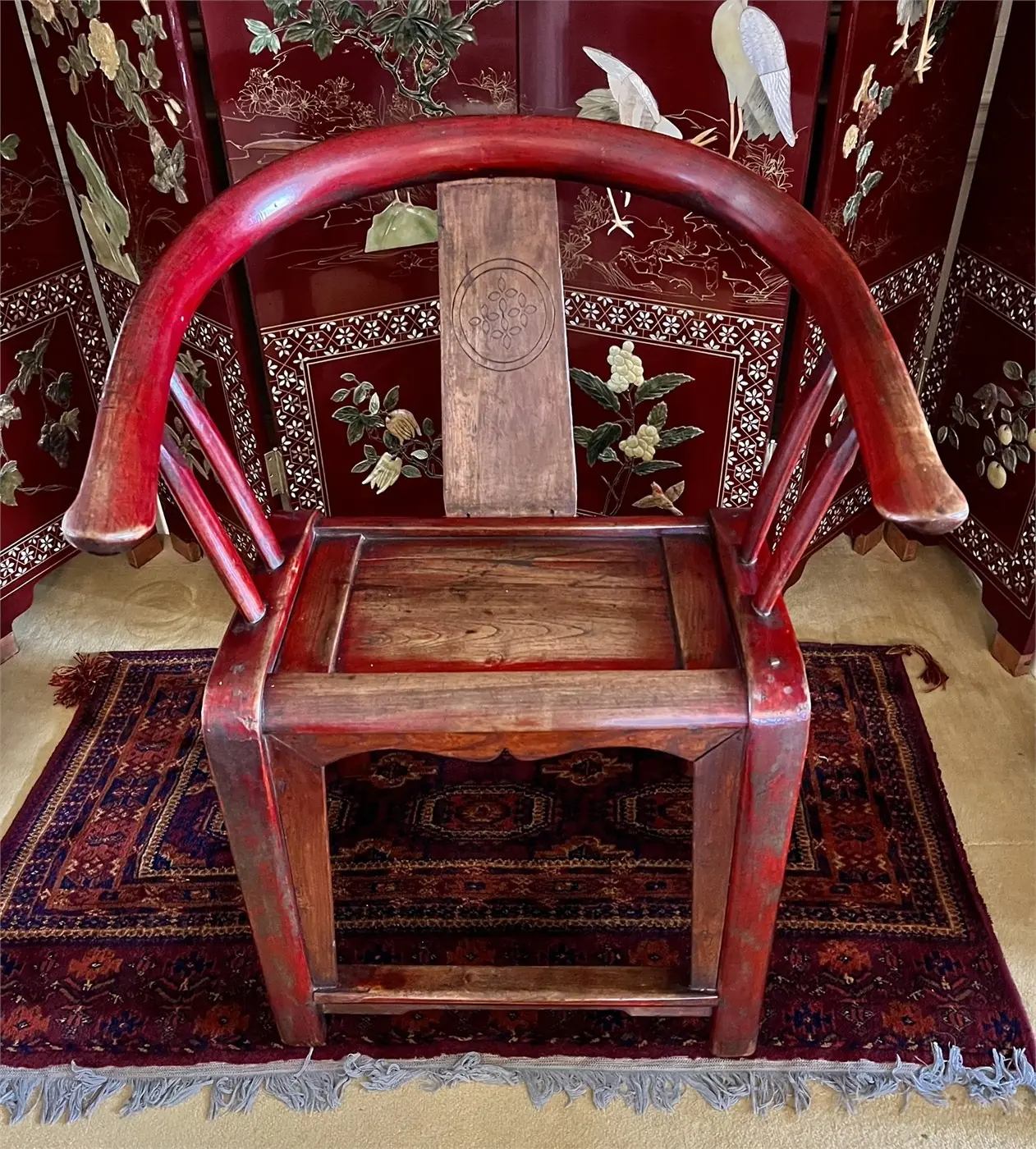 Fauteuil chinois Quanyi – début XXème siècle