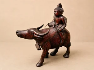 Sculpture vietnamienne en bois de rose – buffle d’eau