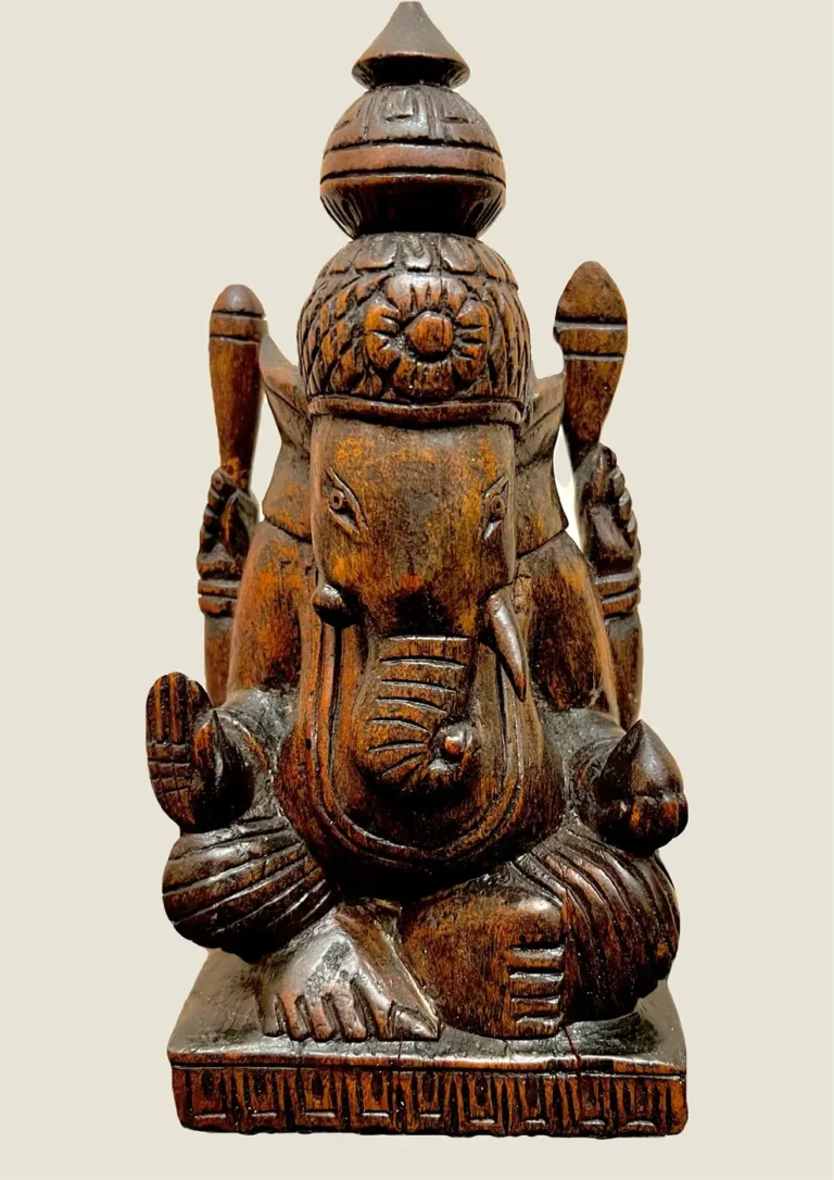 Statue de Ganesh en bois sculpté – Indonésie