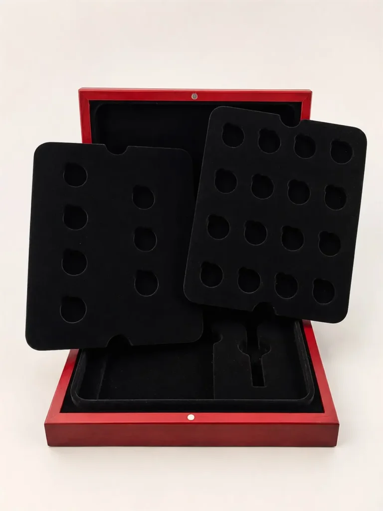 coffrets de numismate pour pieces et medailles avec loupe 04 1