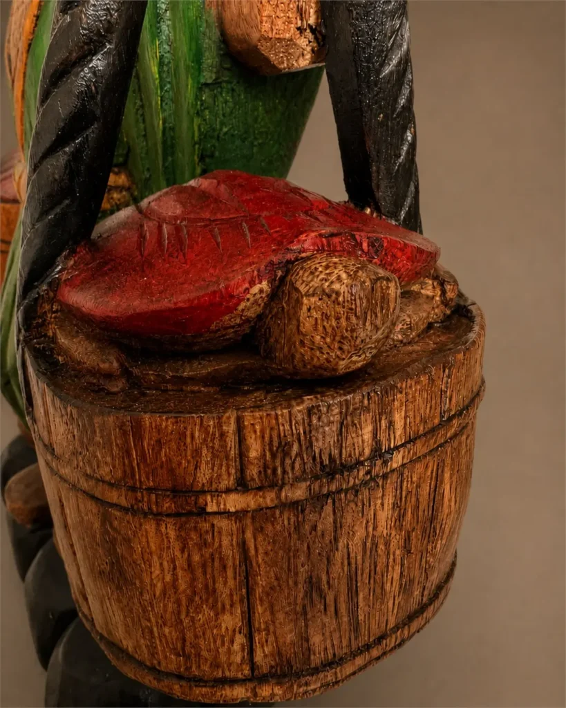 sculpture thailandaise en bois 04
