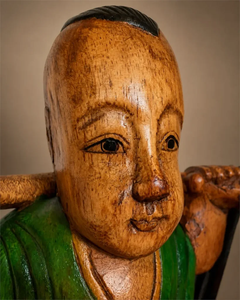 sculpture thailandaise en bois 05