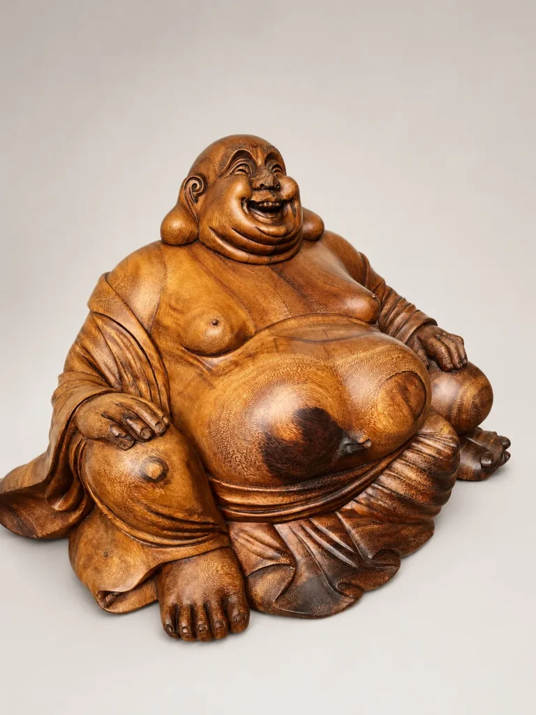 budai en bois massif indonesie 1