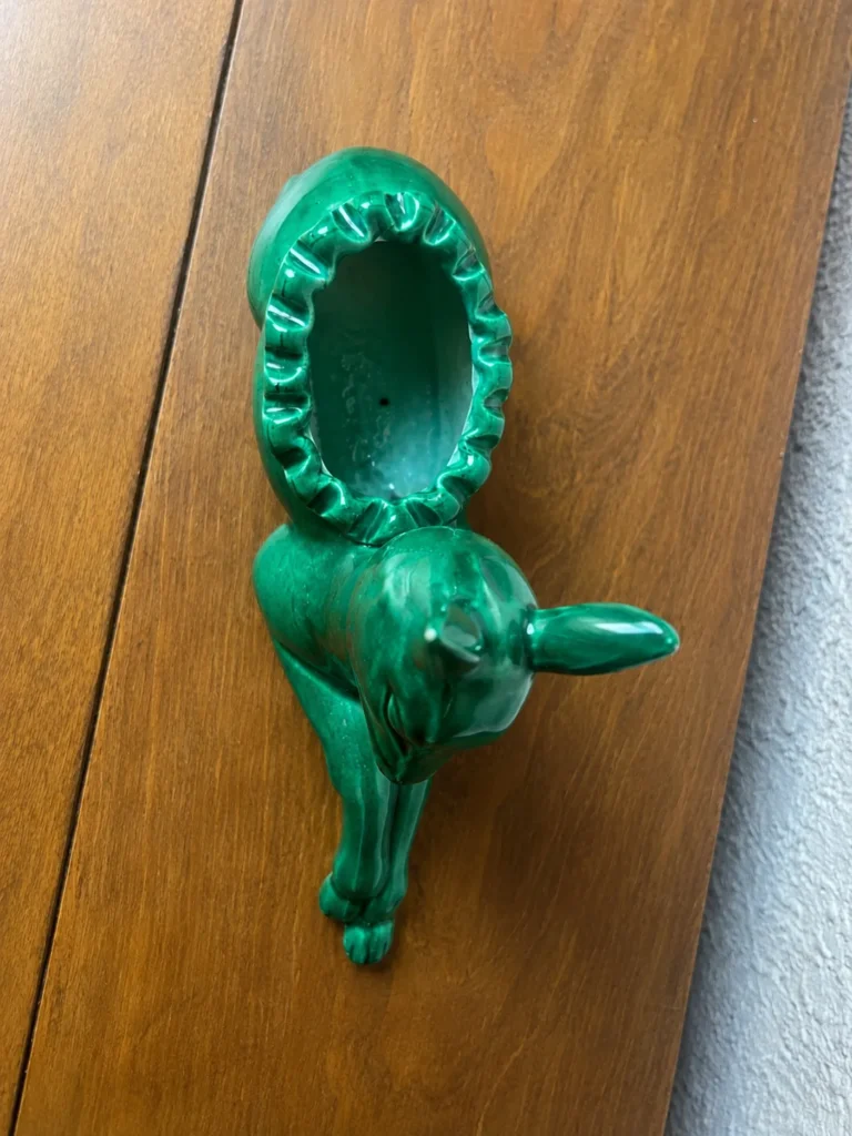 biche ceramique verte 4