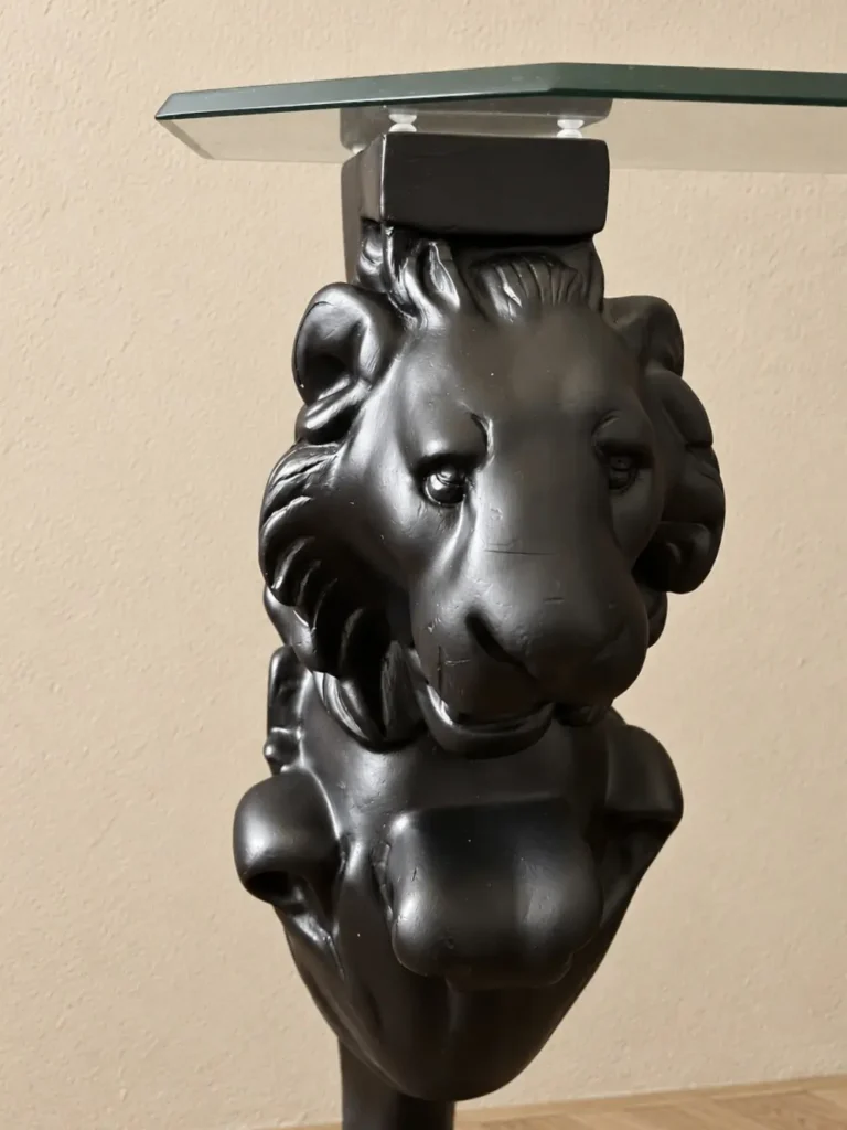 console neoclassique aux lions 01