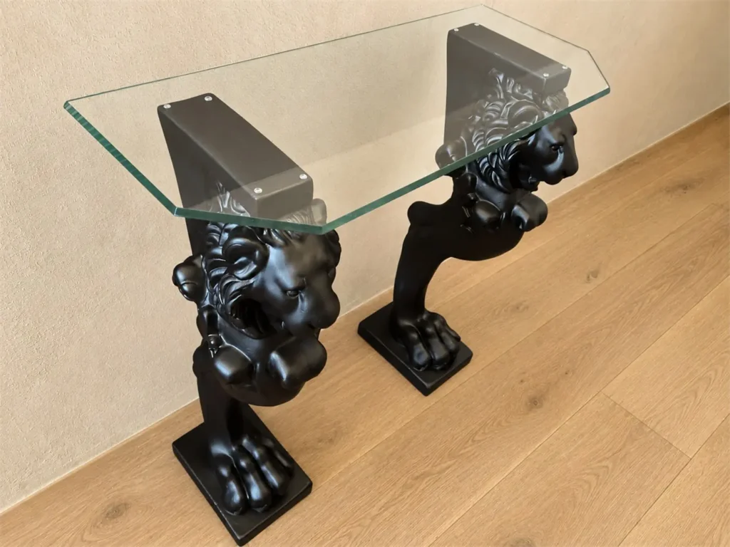 console neoclassique aux lions 05