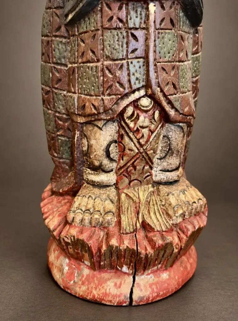 pretre pedanda balinais en bois polychrome 09