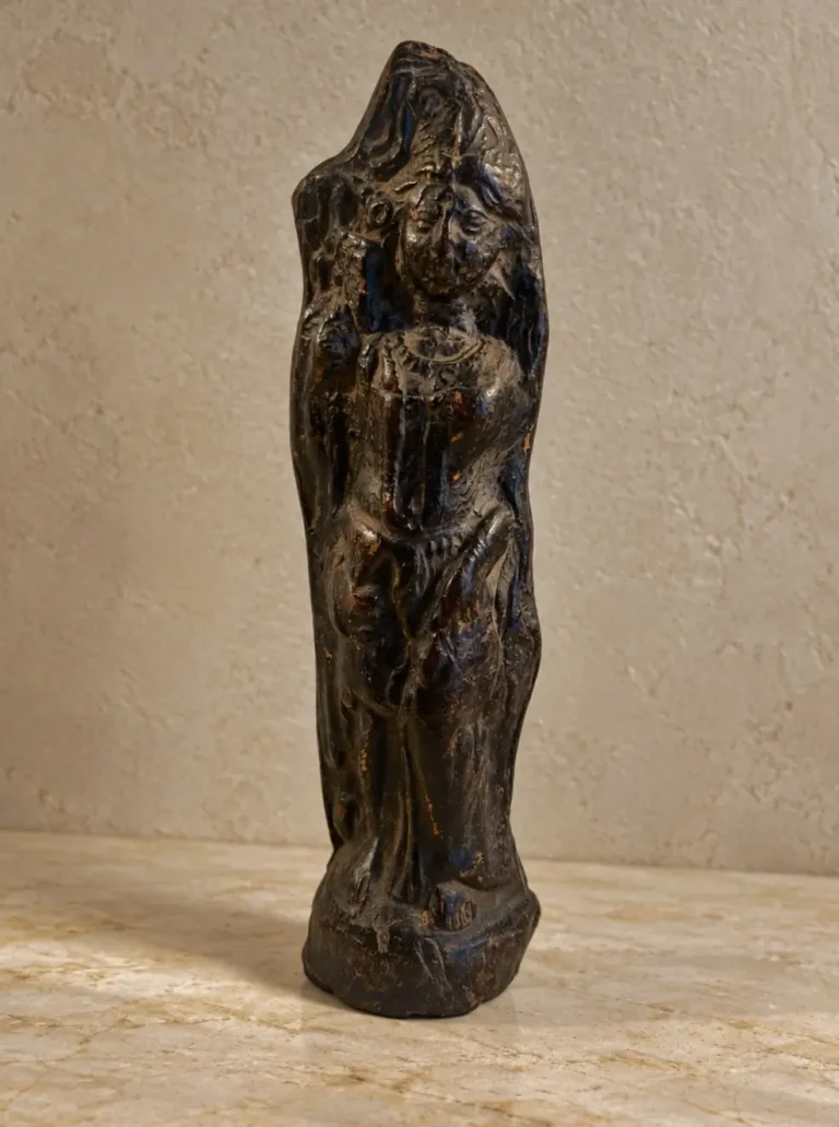 Statuette de Venkateswara en terre cuite - Inde