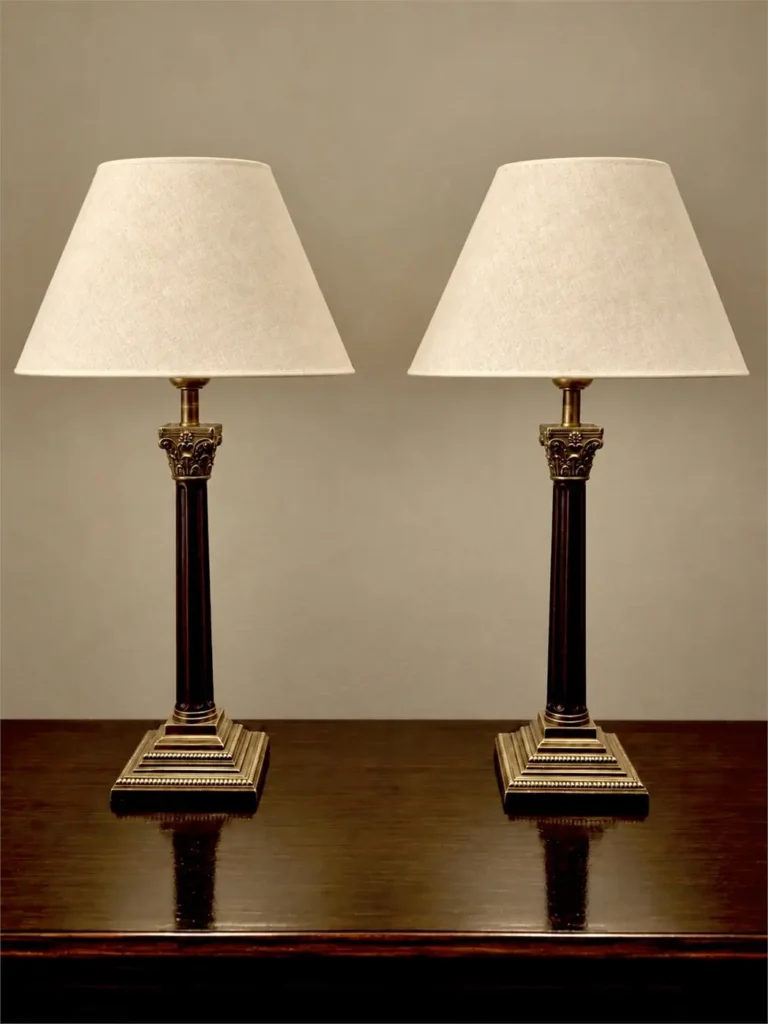lampes neoclassiques a colonnes corinthiennes 05