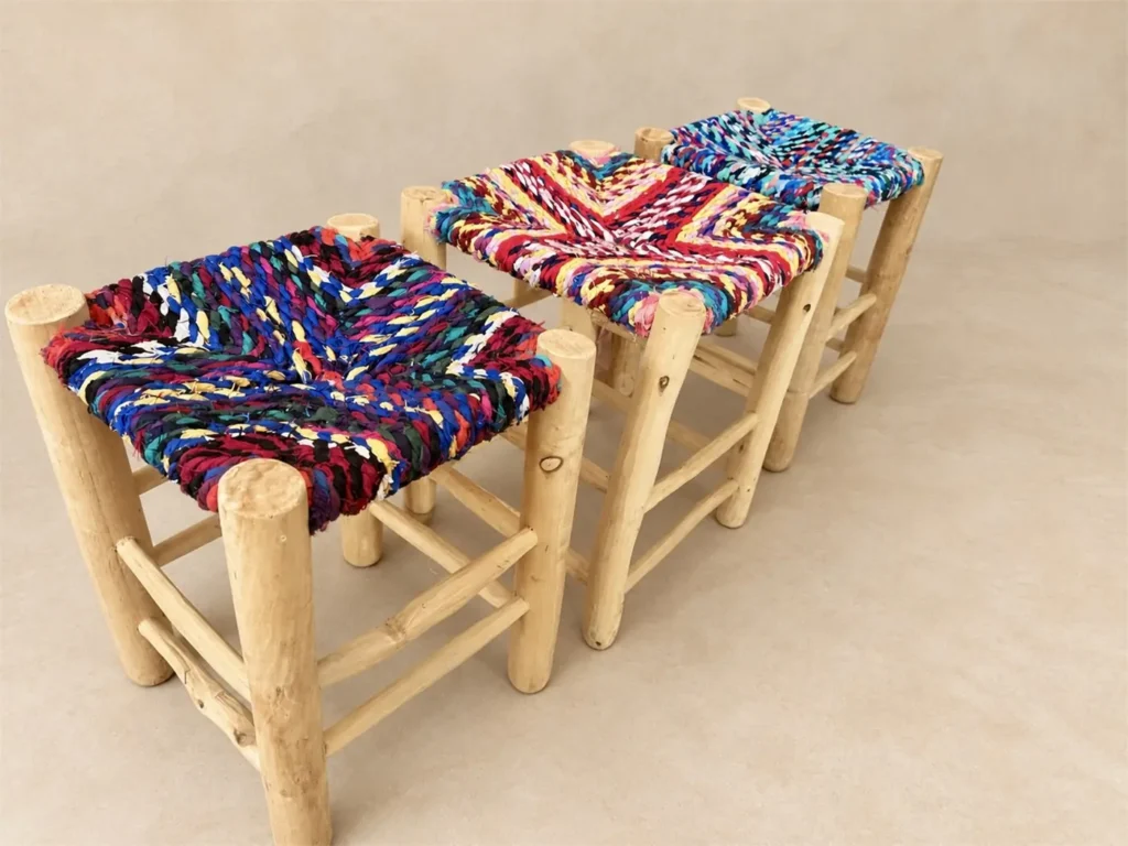 tabourets marocains artisanaux 05